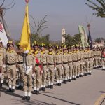 Parade by Cadets of Rangers Cadet College